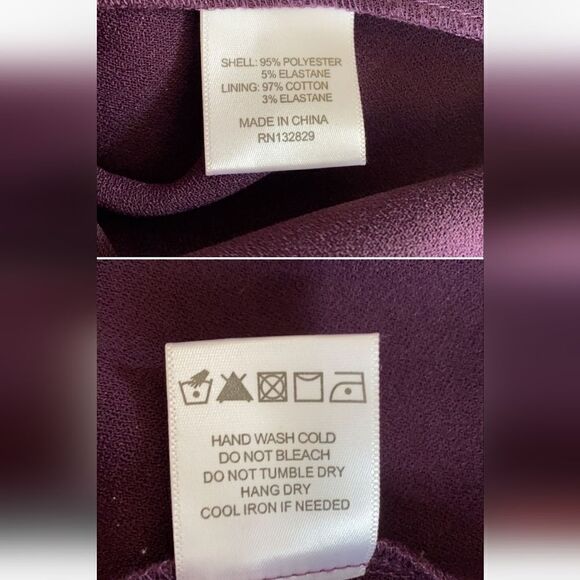 NWT - NBD Lizette Mini Dress with Belt Purple Ponte Fabric Size S - Picture 12 of 13